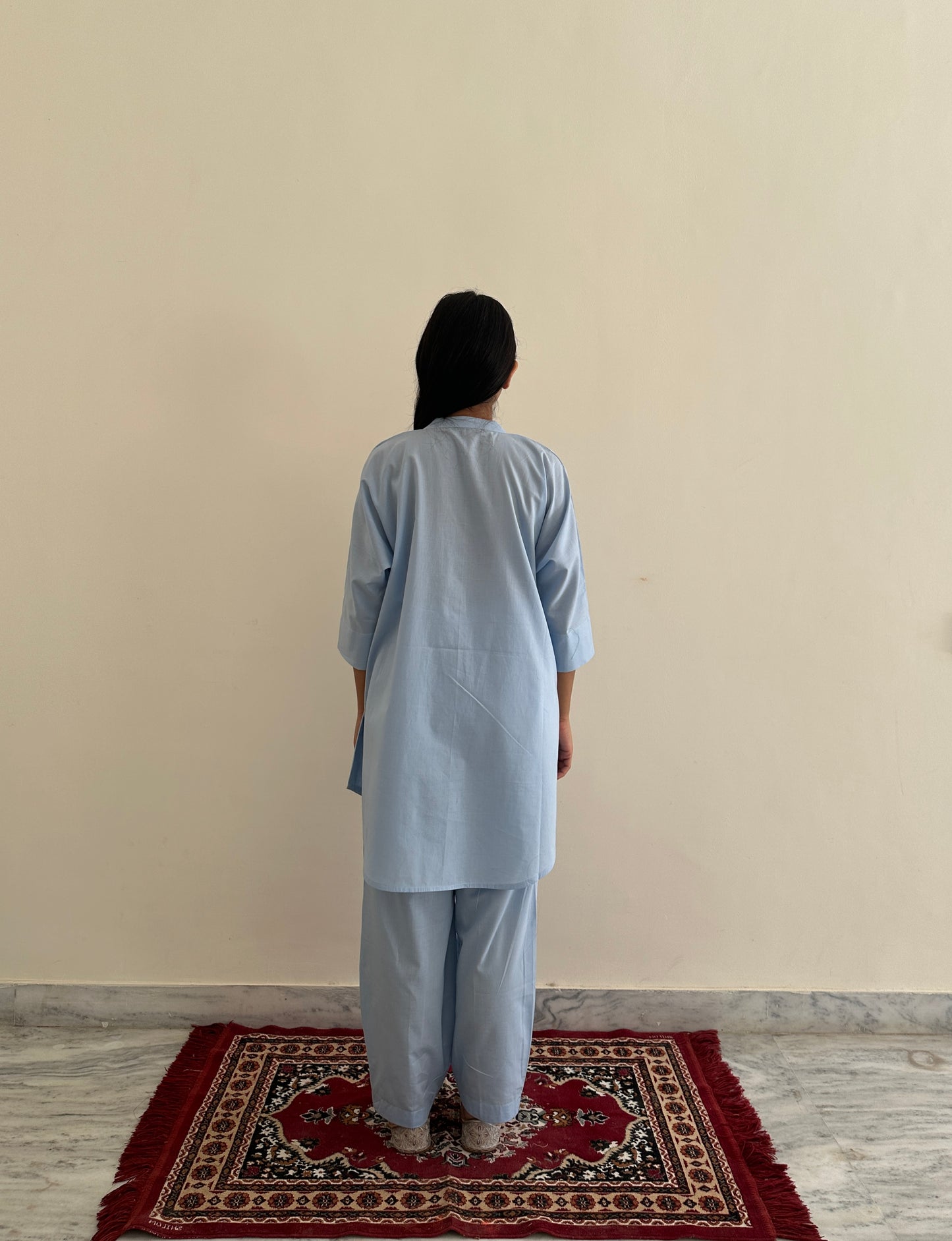 Blue Kurta Co-ord set