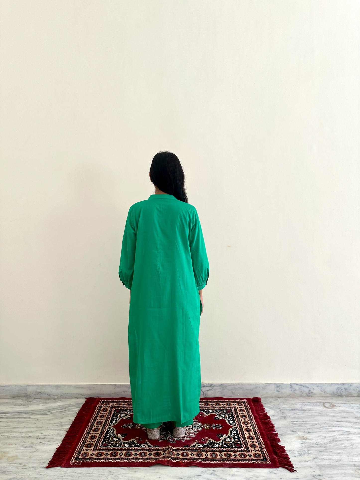 Green cotton co-ord set