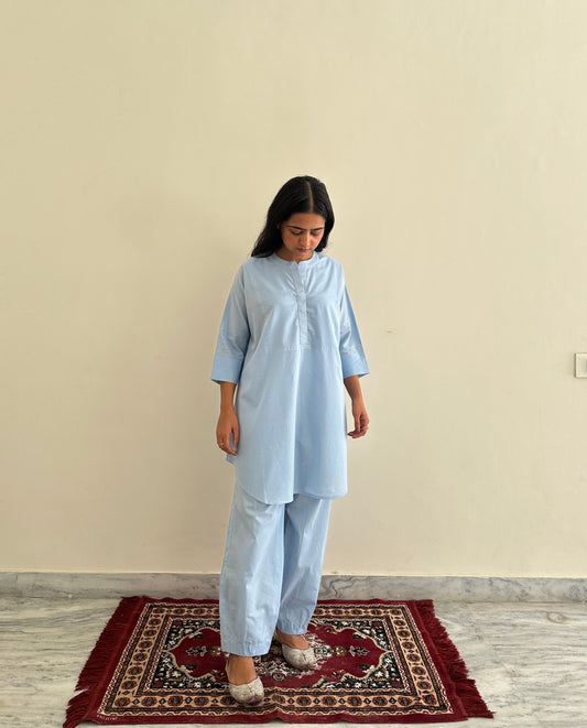 Blue Kurta Co-ord set