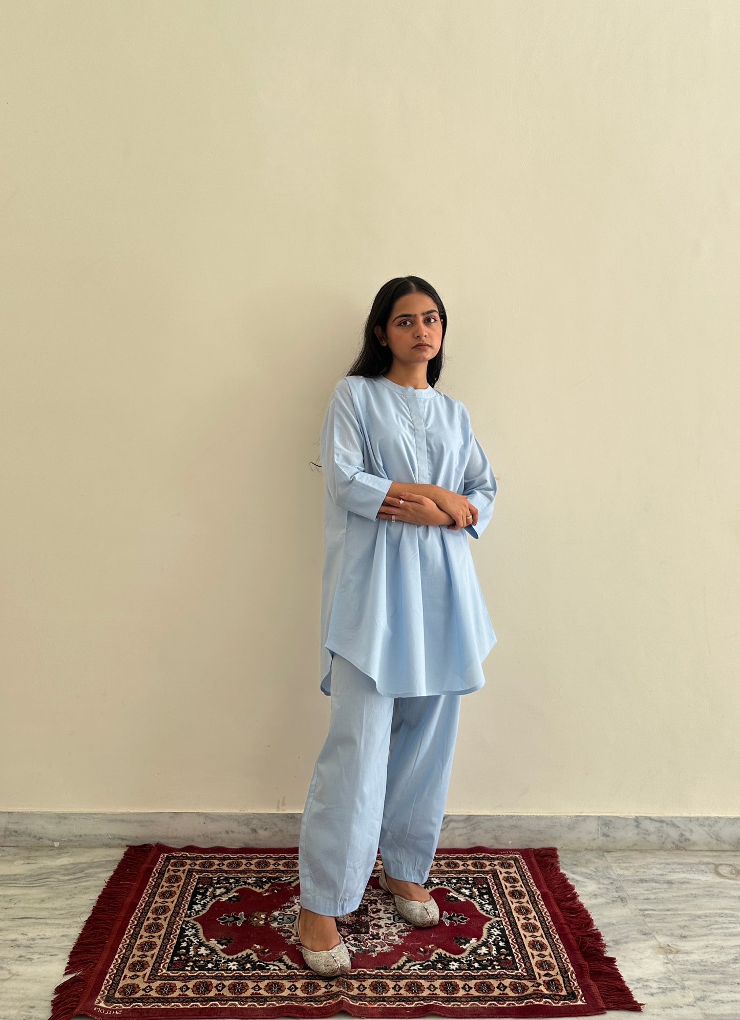 Blue Kurta Co-ord set