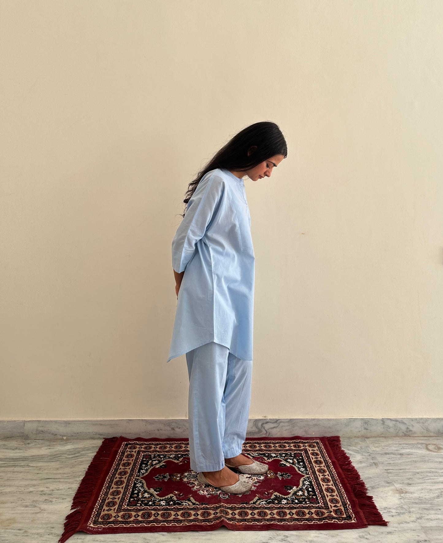 Blue Kurta Co-ord set