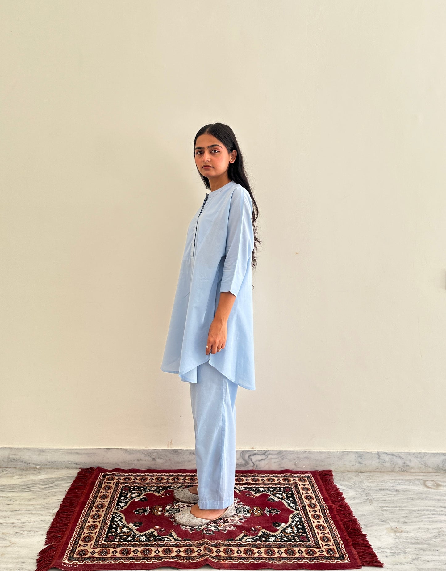 Blue Kurta Co-ord set