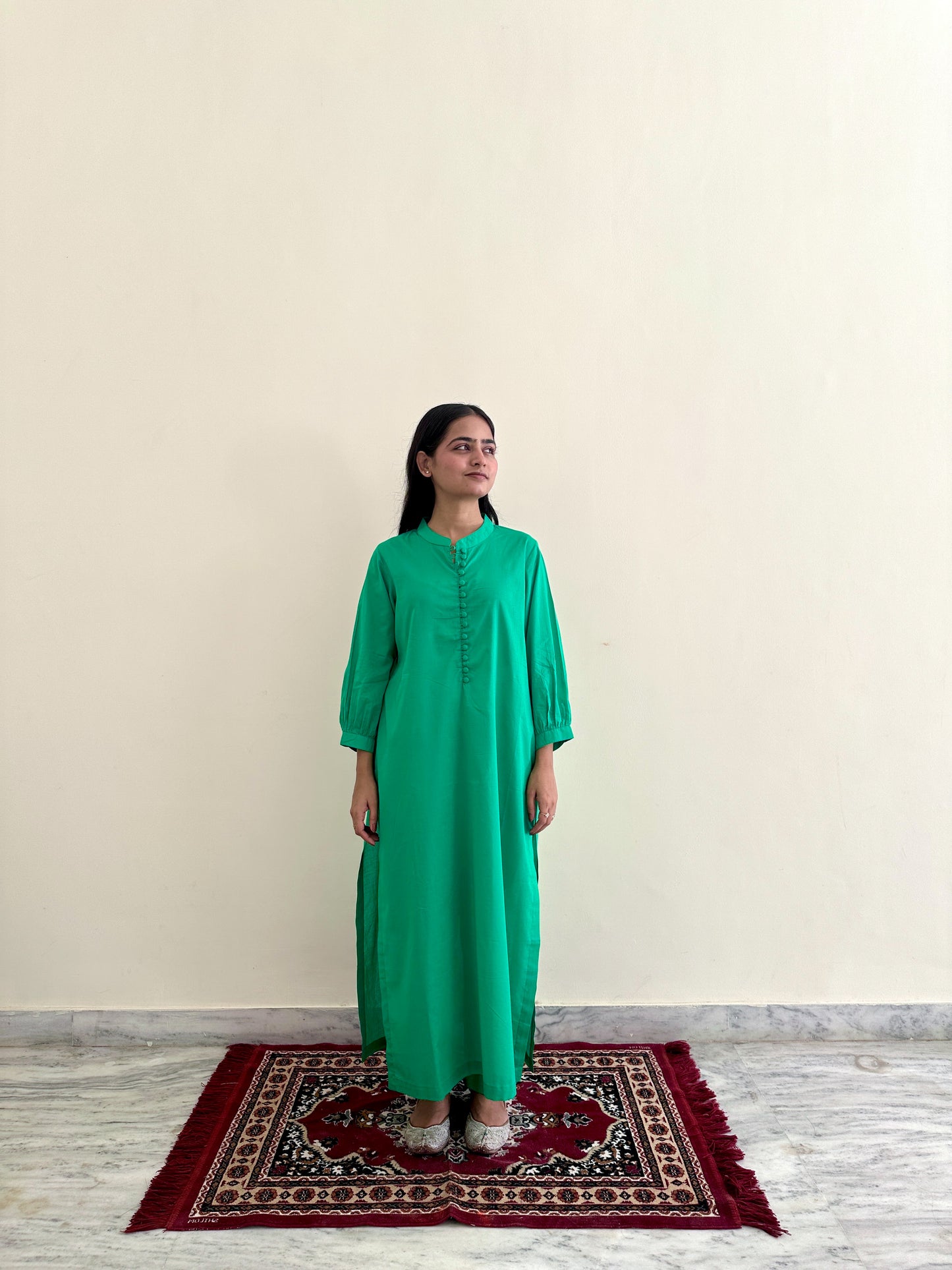 Green cotton co-ord set