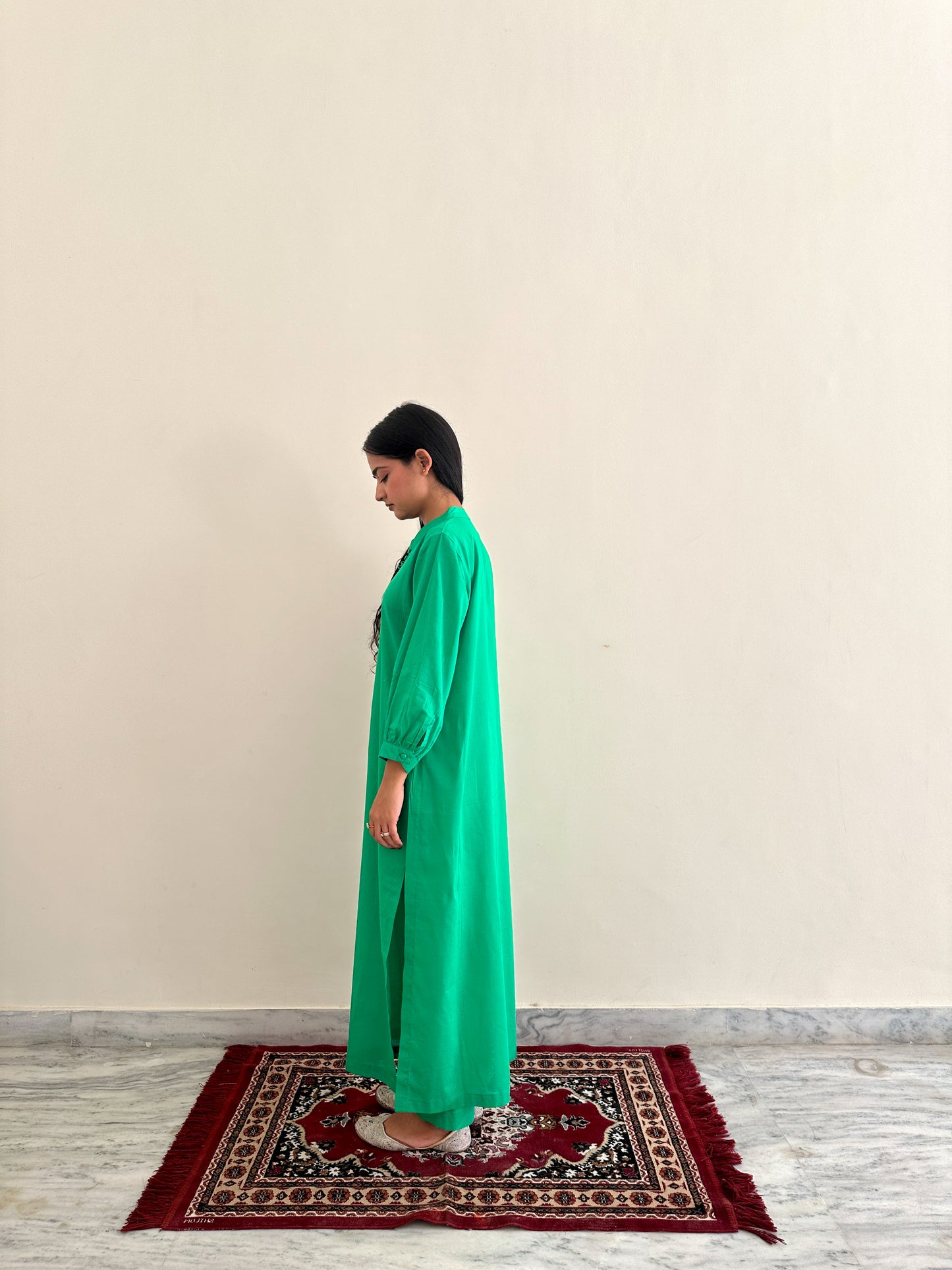 Green cotton co-ord set